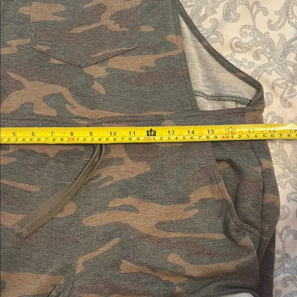 VENUS Green and Brown Camouflage Jumpsuit Relaxed Fit - Picture 6 of 8